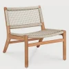 Loungestol - Jack Woven Teak/Beige
