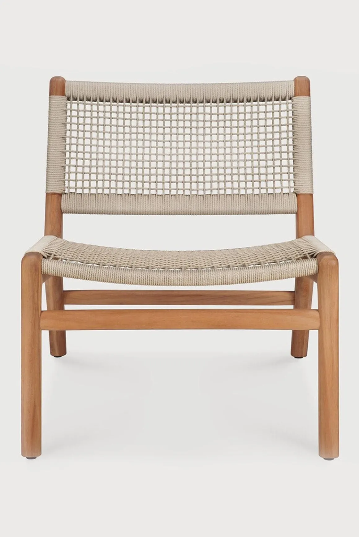 Loungestol - Jack Woven Teak/Beige