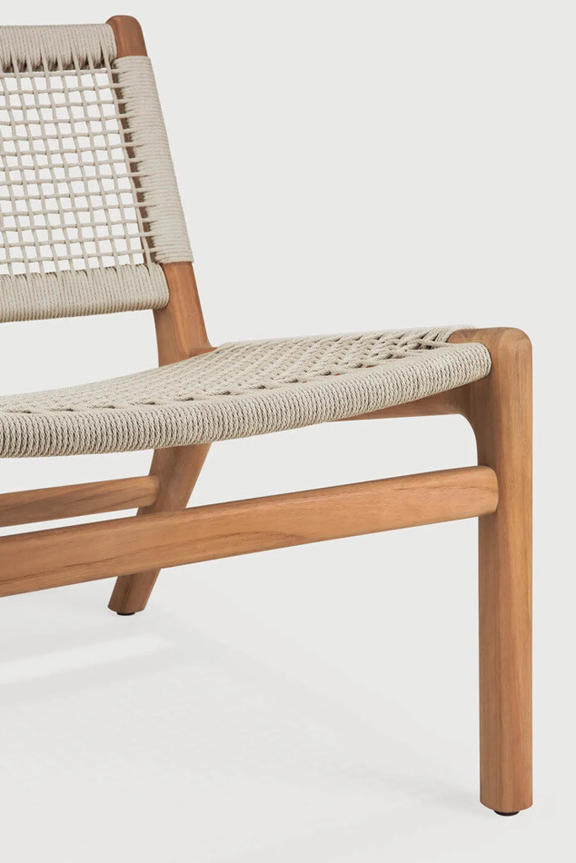 Loungestol - Jack Woven Teak/Beige