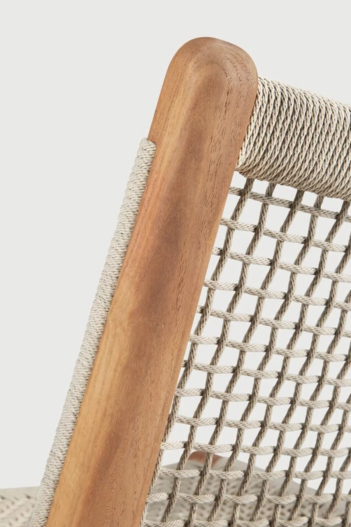 Loungestol - Jack Woven Teak/Beige