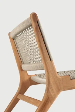 Loungestol - Jack Woven Teak/Beige