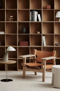 Loungestol - Spanish Chair 2226 Såpet Eik/Cognac Lær