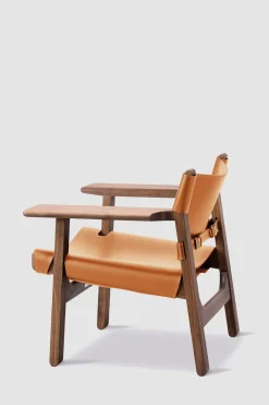 Loungestol - Spanish Chair 2226 Oljet Valnøtt/Cognac Lær