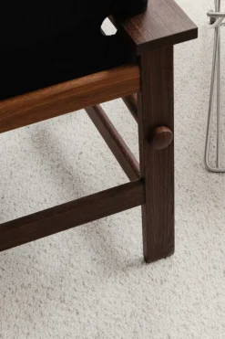 Loungestol - The Canvas Chair 2031 Røkt Eik / Sort Canvas