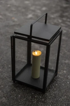 Lykt - H47cm Sort