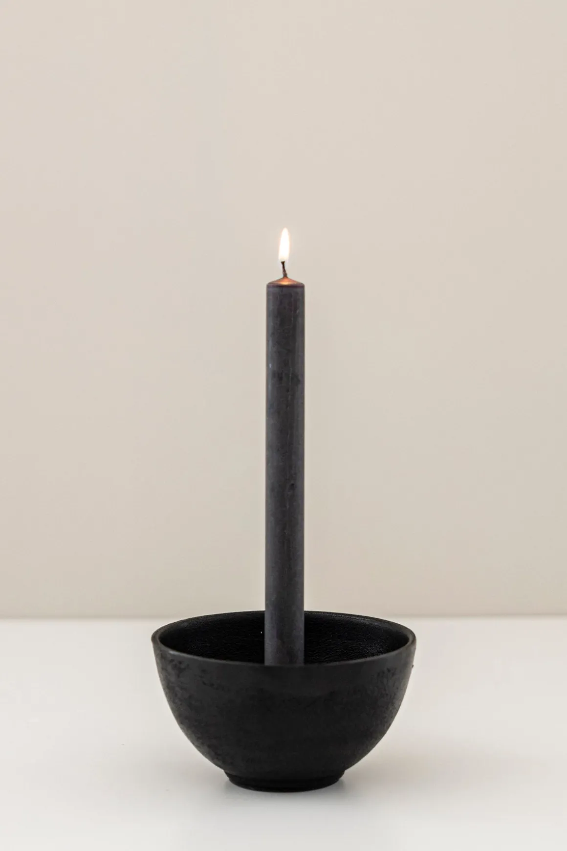 Lysholder - L Skål Jern