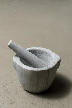 Morter - Marmor Dia17cm Hvit