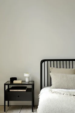 Nattbord - Spindle Bedside Table Oak Black