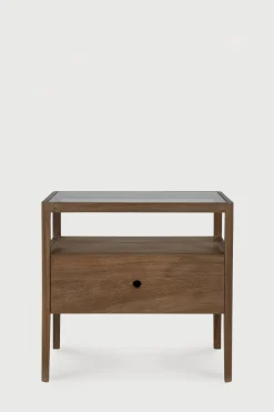 Nattbord - Spindle Bedside Table Reclaimed Teak