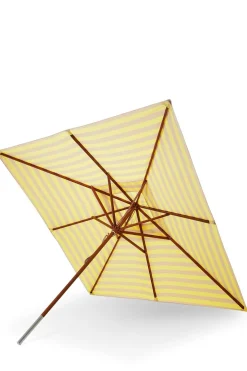 Parasoll - Messina 300x270cm Lemon/Sand Stripe