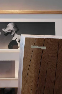 Pidestall - Solid Square Log Low Eik