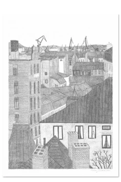 Plakat - Hamnen 50x70cm