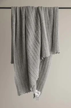 Pledd - Hollie 130x160cm Frost Grey