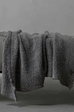 Pledd - Wooly 130x180 Fumo