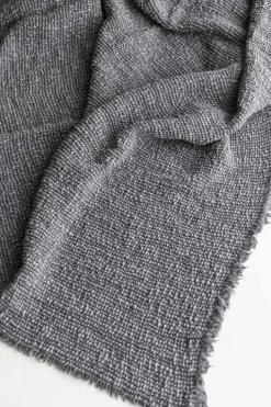 Pledd - Wooly 130x180 Fumo