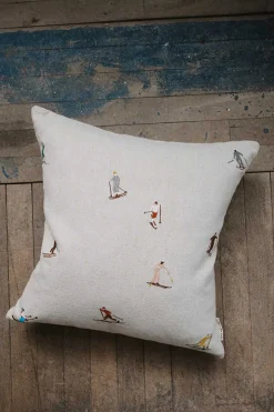 Putetrekk - Skiers Embroidered 48x48cm