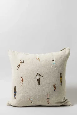 Putetrekk - Swimmers Embroidered 48x48cm