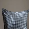 Putetrekk - 65x65cm Anthracite Gingham