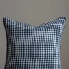Putetrekk - 50x50cm Anthracite Gingham