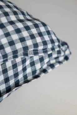 Putetrekk - 50x50cm Anthracite Gingham