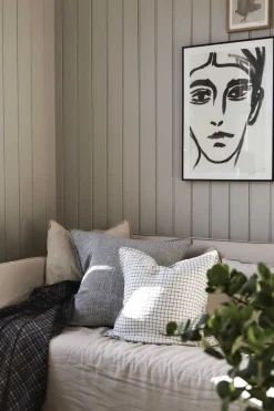 Putetrekk - 50x50cm Black/White Pyjama