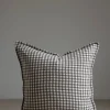 Putetrekk - 50x50cm Brown Gingham