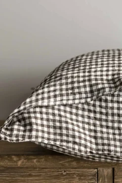 Putetrekk - 65x65cm Brown Gingham