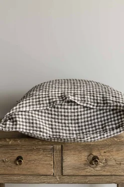 Putetrekk - 65x65cm Brown Gingham