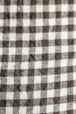 Putetrekk - 65x65cm Brown Gingham