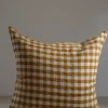 Putetrekk - 65x65cm Curcuma Medium Gingham