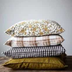 Putetrekk - 50x50cm Mustard Flower