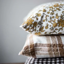 Putetrekk - 50x50cm Mustard Flower