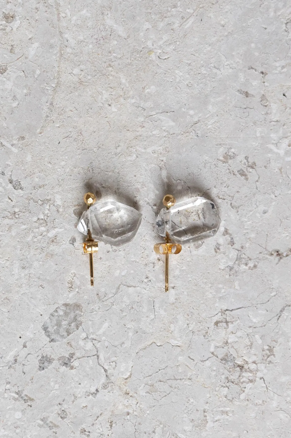 Øredobb - Frost Quartz Single Earring 18K