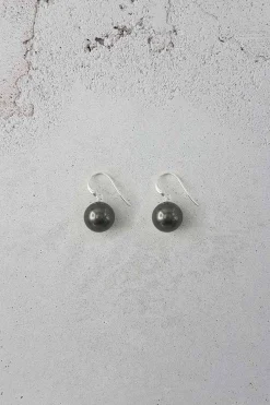 Øredobber - Amalfi Silver/Jet Black