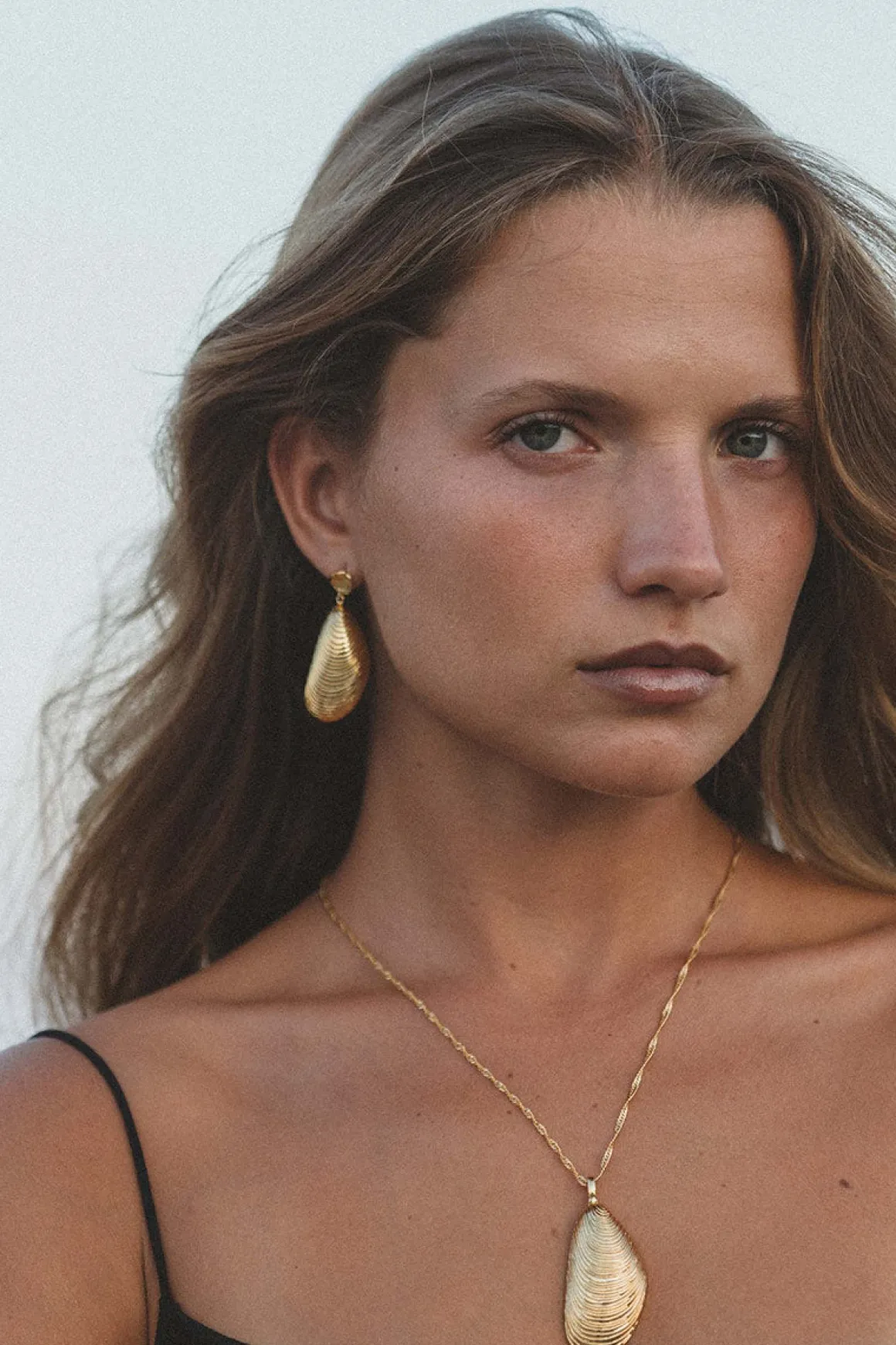 Øredobber - Moules Gold