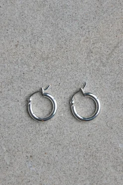 Øredobber - Oda Small Hoops Silver