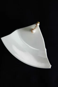 Øredobber - Odile Pearl Earrings Gold