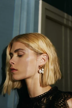 Øreringer - Brigitte Hoops Gold