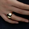 Ring - Dualism Oval Signet Ring Gold