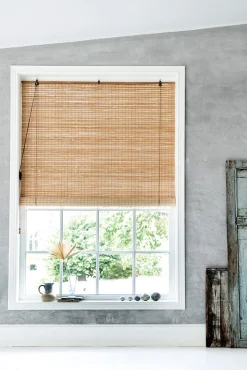 Rullegardin - Brun Heldekkende Bambus