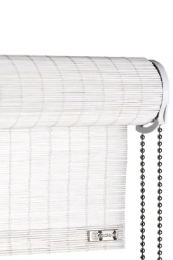 Rullegardin - Hvit Fin Bambus