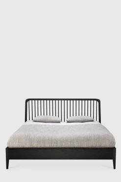Seng - Spindle Bed 160x200cm Oak Black