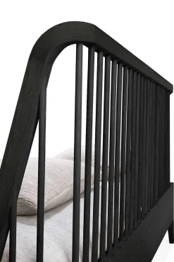 Seng - Spindle Bed 180x200cm Oak Black