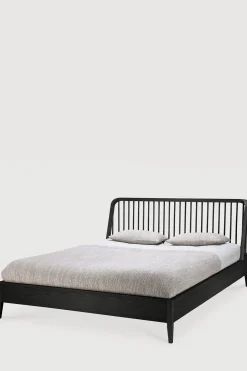 Seng - Spindle Bed 180x200cm Oak Black