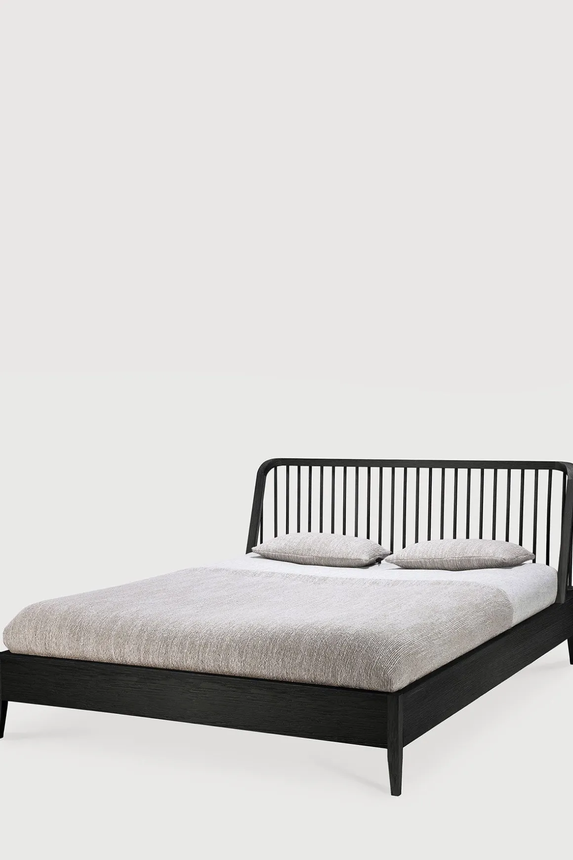 Seng - Spindle Bed 180x200cm Oak Black