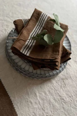 Serviett - Locomotive 42x42cm Stripe