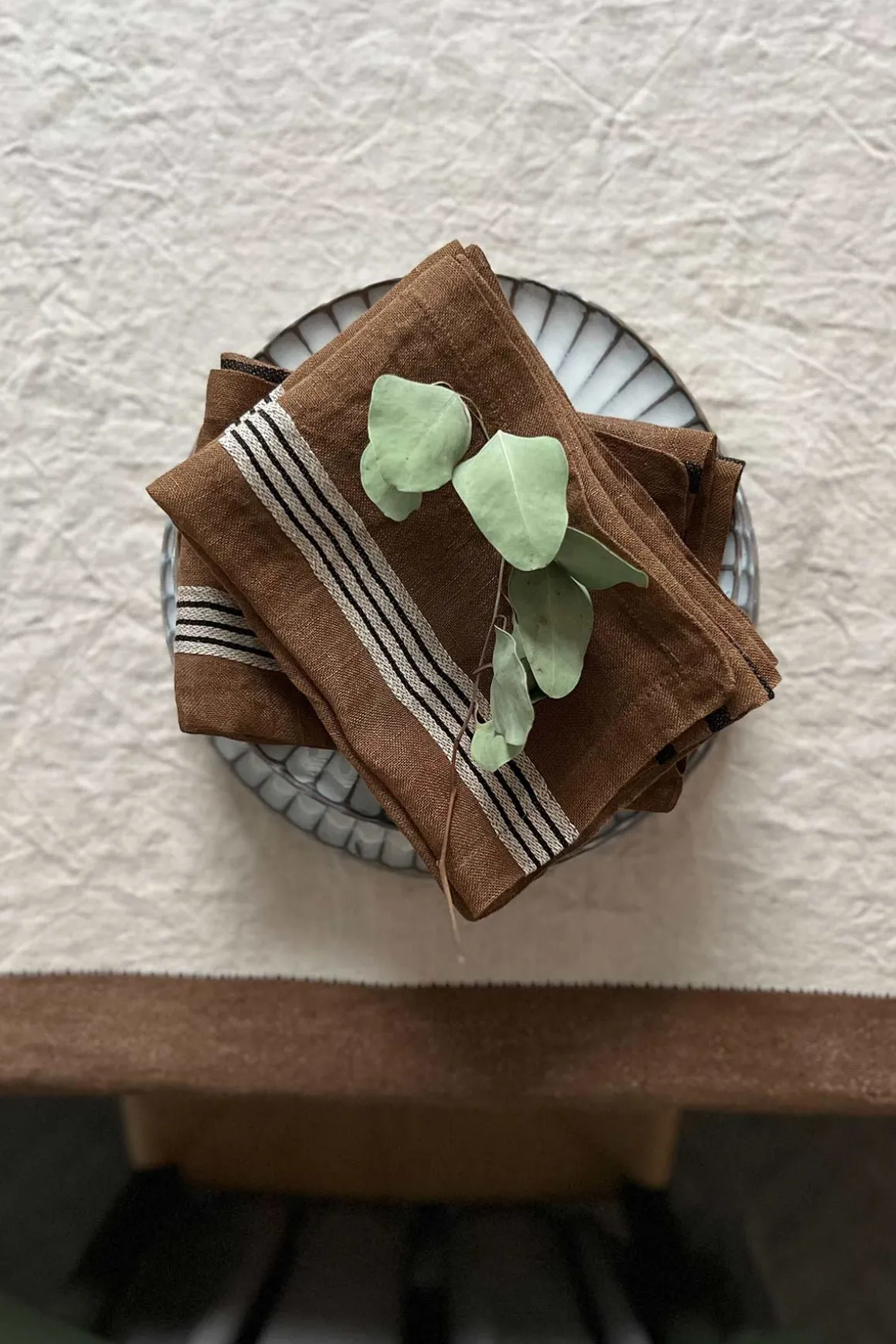 Serviett - Locomotive 42x42cm Stripe