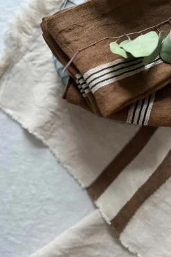 Serviett - Locomotive 42x42cm Stripe