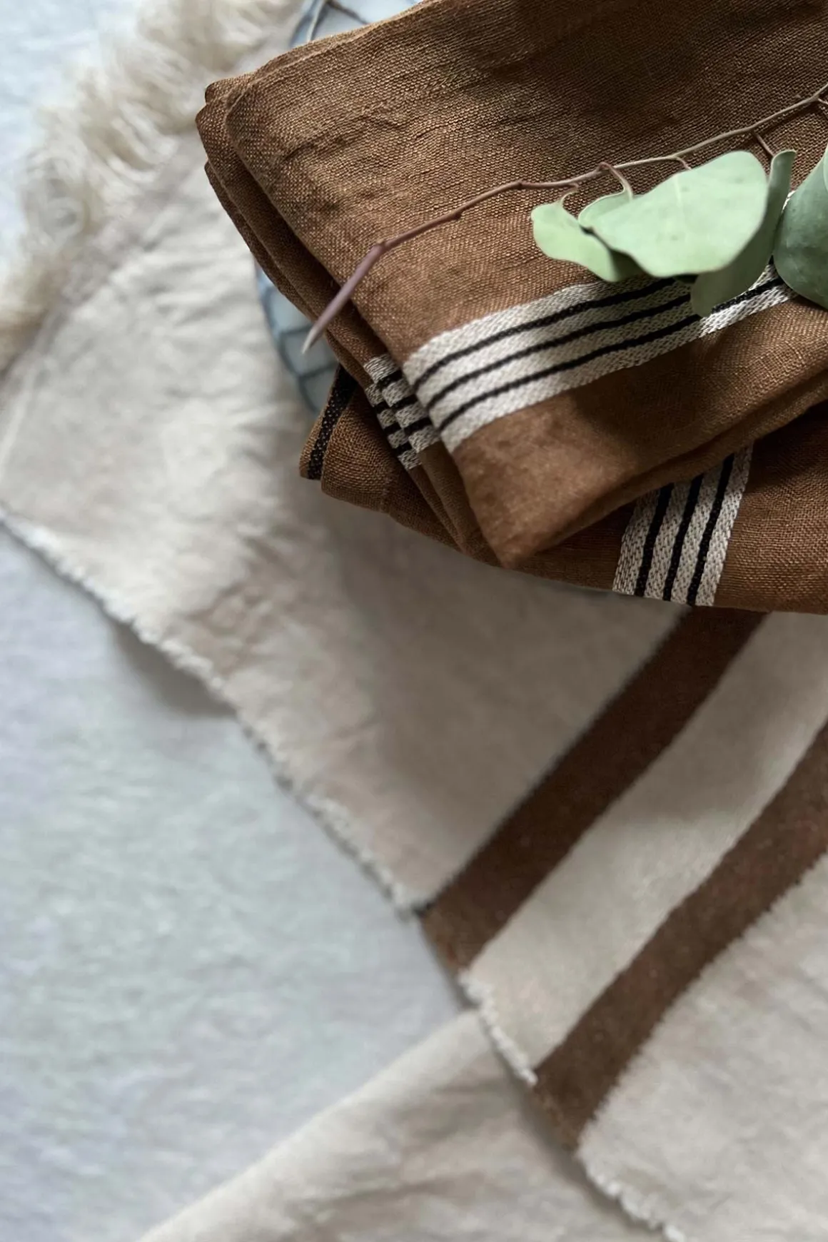 Serviett - Locomotive 42x42cm Stripe