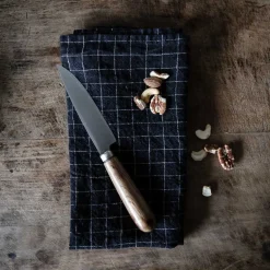 Serviett - 45x45 Black Checks